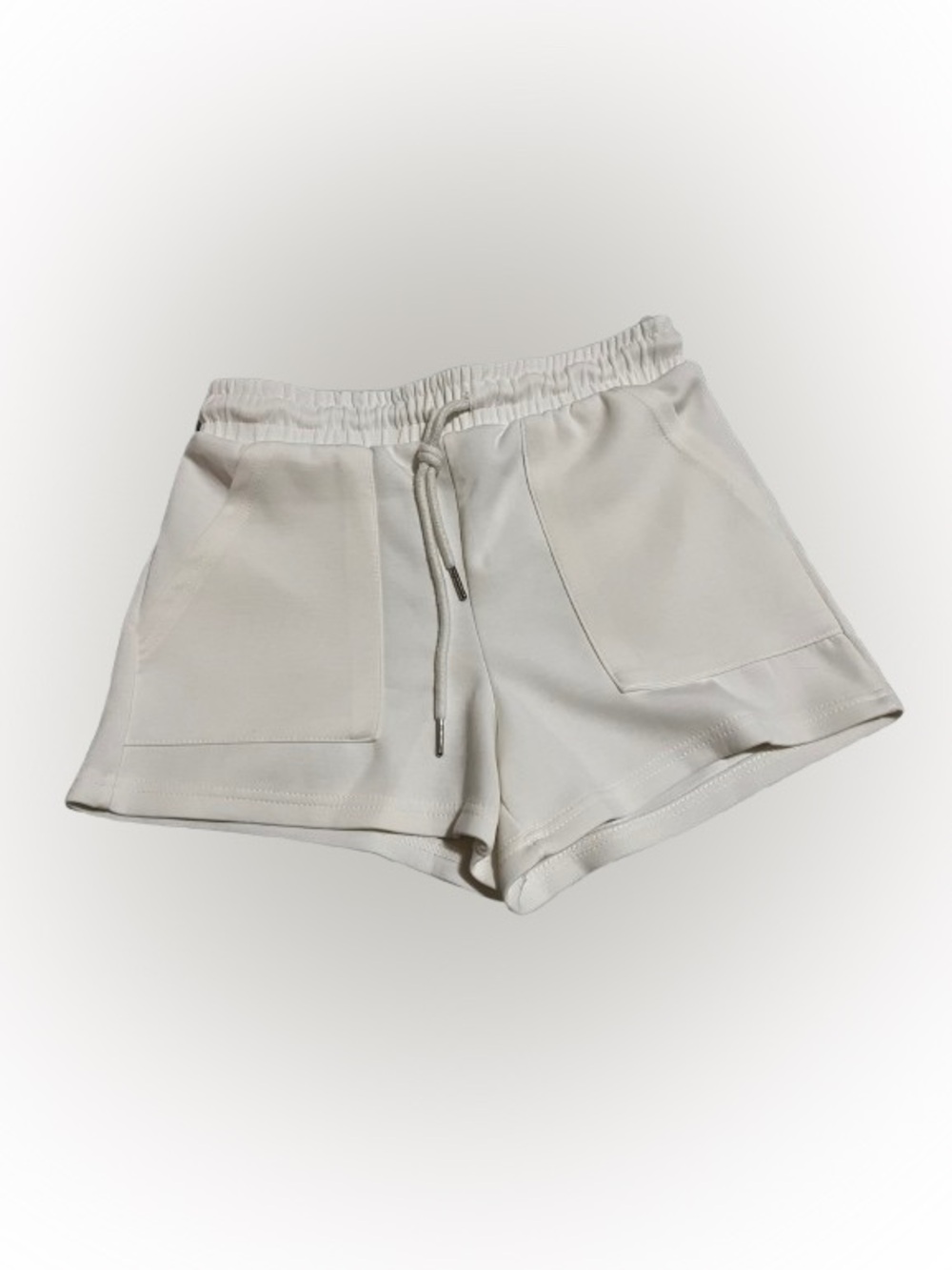 Better Together White Scuba Shorts with Front Pockets Sz S Summer Yoga Athletic